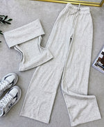 Ženski komplet pantalone i top – savršen casual outfit