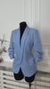 plavi zenski blejzer sako elegantni model