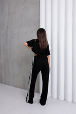 Ženski casual komplet sa širokim pantalonama – moderan i udoban set za svaki dan